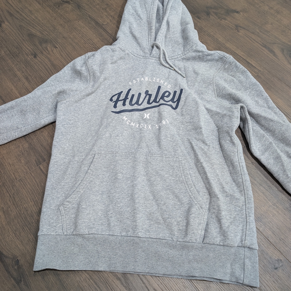 Hurley Heather Gray Pullover Hoodie